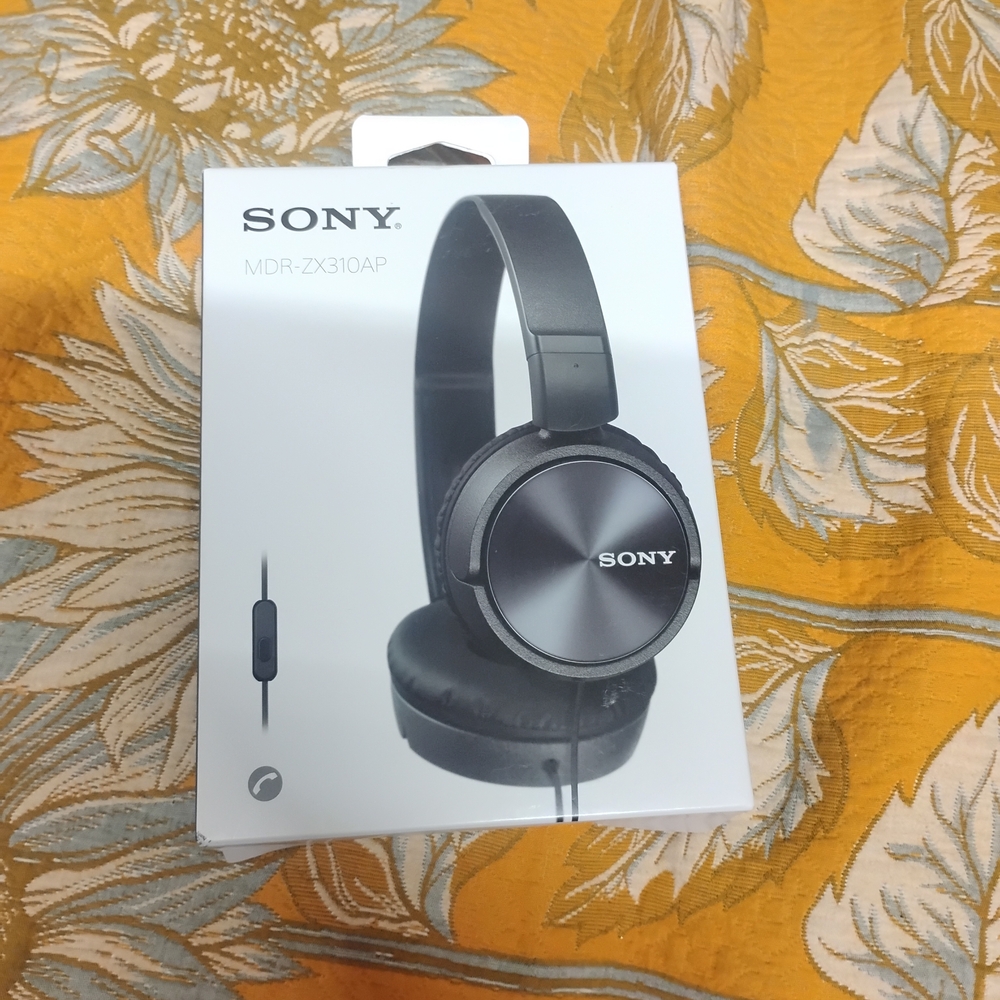 Sony MDR-ZX310AP Black Stereo Headphones